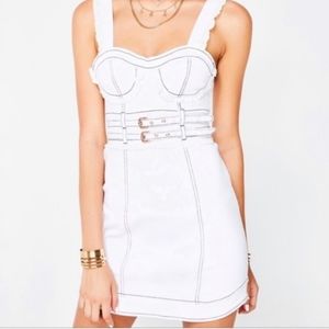 For Love and Lemons Daria Denim Dress NWT